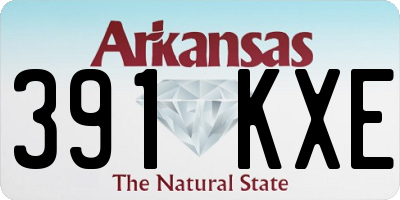 AR license plate 391KXE
