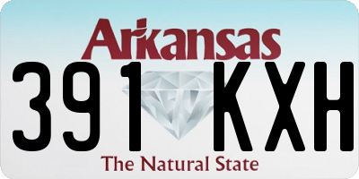 AR license plate 391KXH