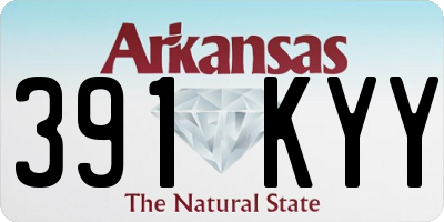 AR license plate 391KYY