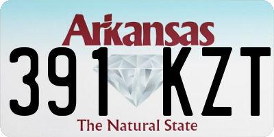 AR license plate 391KZT