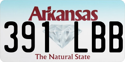 AR license plate 391LBB