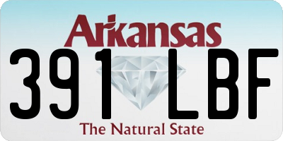 AR license plate 391LBF
