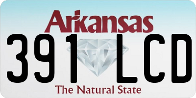 AR license plate 391LCD
