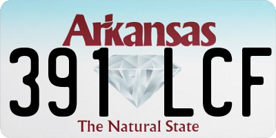 AR license plate 391LCF