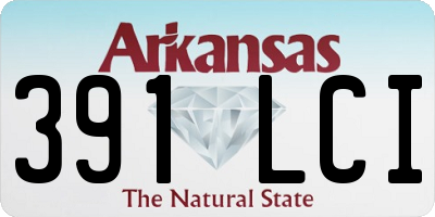 AR license plate 391LCI