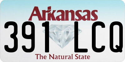 AR license plate 391LCQ