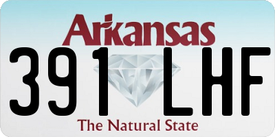 AR license plate 391LHF