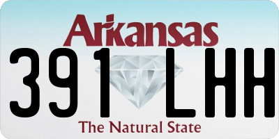 AR license plate 391LHH