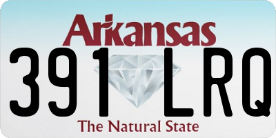 AR license plate 391LRQ