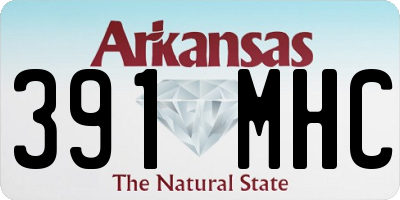 AR license plate 391MHC