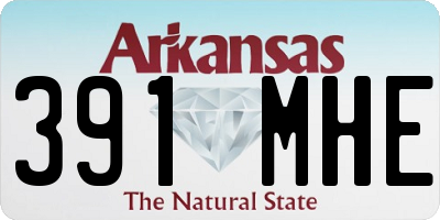 AR license plate 391MHE