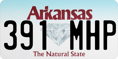 AR license plate 391MHP