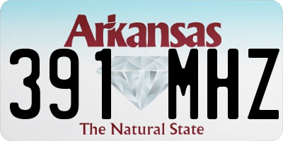 AR license plate 391MHZ