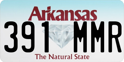 AR license plate 391MMR
