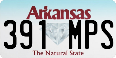 AR license plate 391MPS