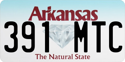 AR license plate 391MTC