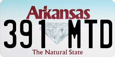 AR license plate 391MTD