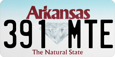 AR license plate 391MTE