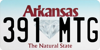 AR license plate 391MTG
