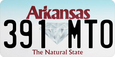 AR license plate 391MTO
