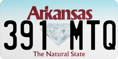 AR license plate 391MTQ