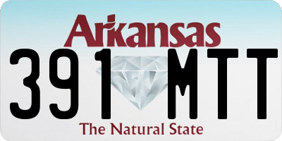 AR license plate 391MTT