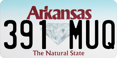 AR license plate 391MUQ