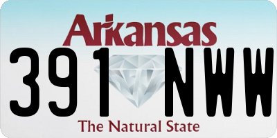 AR license plate 391NWW