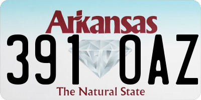 AR license plate 391OAZ