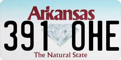 AR license plate 391OHE