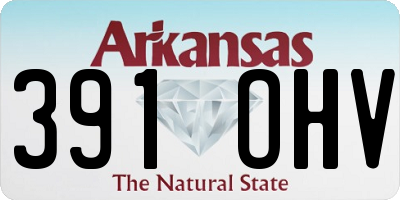 AR license plate 391OHV