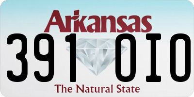 AR license plate 391OIO