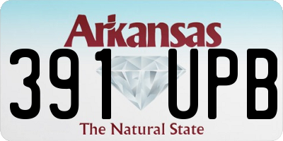 AR license plate 391UPB