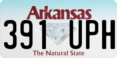 AR license plate 391UPH