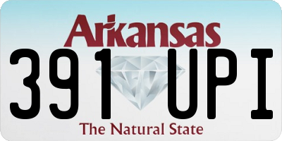 AR license plate 391UPI