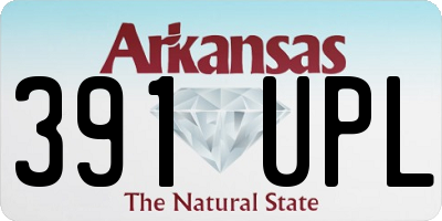 AR license plate 391UPL