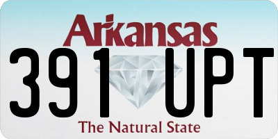 AR license plate 391UPT