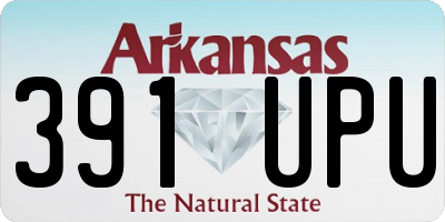 AR license plate 391UPU