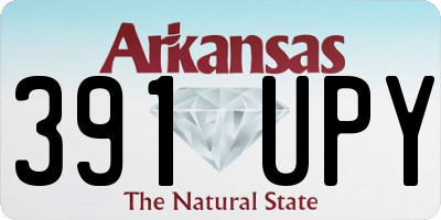 AR license plate 391UPY