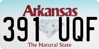 AR license plate 391UQF
