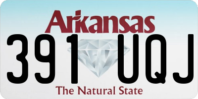 AR license plate 391UQJ