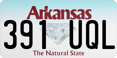 AR license plate 391UQL