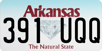 AR license plate 391UQQ