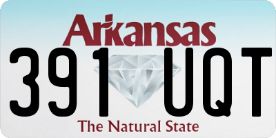 AR license plate 391UQT
