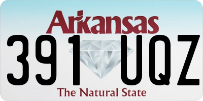 AR license plate 391UQZ