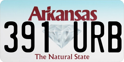 AR license plate 391URB