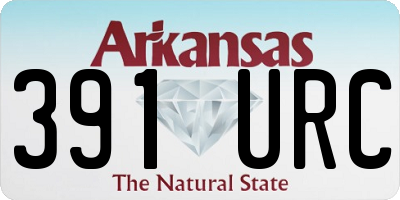 AR license plate 391URC