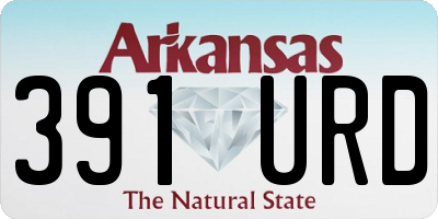 AR license plate 391URD