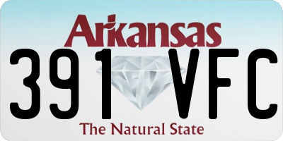 AR license plate 391VFC