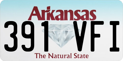 AR license plate 391VFI